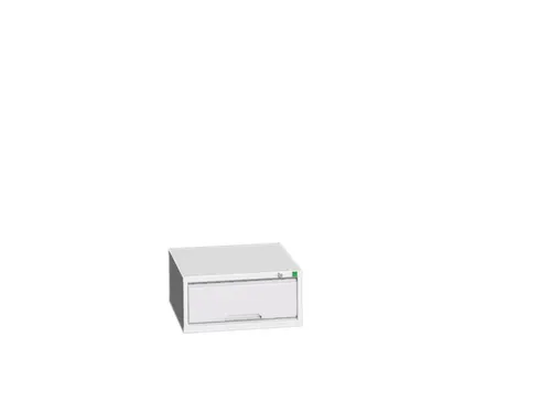 ladekast HxBxD 250x525x550mm 1lade romp RAL7035 front RAL7035
