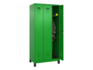 locker,HxBxD 1950x900x500mm,3vak,vak B 300mm,cil.-slot,voeten - 1