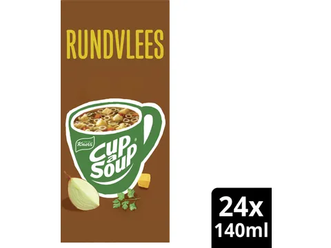 Knorr Cup-a-Soup viande de boeuf, paquet de 24 sachets