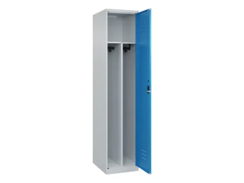 locker voor scheiding van kleding,HxBxD 1850x400x500mm,1vak