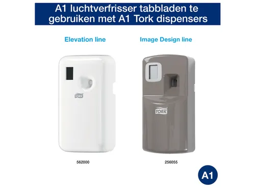 Luchtverfrisserdispenser Tork A1 Elevation wit 562000