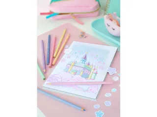 Kleurpotloden Faber-Castell pastel zeskantig karton etui á 10 stuks - 7