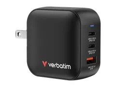 Mini GaN Muurlader 70W 3-poorts Zwart