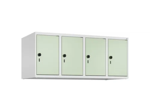 opzetkast,v. locker,4vak.,vak B 300mm,HxBxD 500x1200x500mm