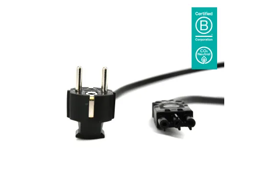 Kabel GST18 vrouw naar Schuko 2m - 103 Zwart