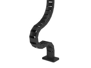 Addit kabelgeleider Zwart voor zit-sta Bureau 130cm incl magneethouder - 7