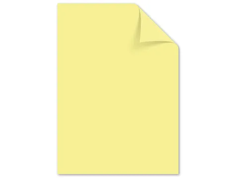 Papier Kangaro A4 160 grams pastel geel pak 50 vel