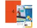 HERMA 4397 Gekleurde etiketten A4 105x148mm Rood 400 stuks