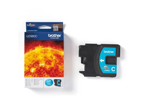 Inktcartridge Brother LC-980C blauw