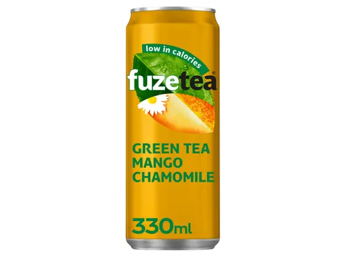 Frisdrank Fuze Tea Green Tea mango chamomile blik 330ml