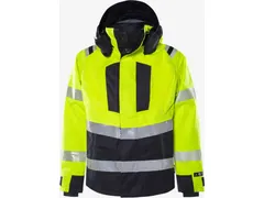 Fristads 4525 jas, fluo geel/marineblauw, maat S, per stuk