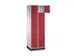 armoire multicases,RAL7035/RAL3003,HxlxP 1950x620x500mm