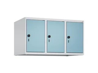 opzetkast,v. locker,3vak.,vak B 300mm,HxBxD 500x900x500mm,draaigrendel - 2