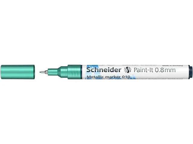 Metallic marker Schneider Paint-It 010 0.8mm groen metallic