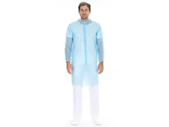 Hygonorm 27406 Bezoekersjassen met drukknopen PP Blauw maat XL