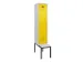 locker met bank,voor scheiding van kleding,HxBxD 2120x400x815mm,1vak