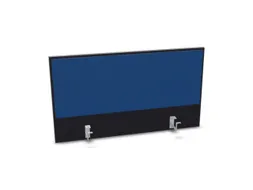 opzetpaneel,v. bureau,aanbouw achter,B 1000mm,CC-zwart,BN6016-blauw