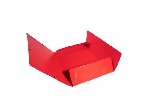 Elastomap A4 3 kleppen IDERAMA Maxi Capacity glanskarton rood