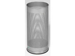 paraplubak,HxØ 610x270mm,staal,zilverkleurig,geperforeerd