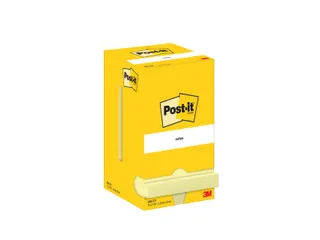 Memoblok Post-it 654 76x76mm geel 12 stuks - 4