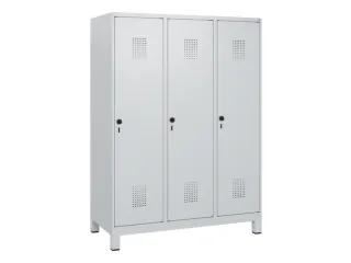 schoollocker,HxBxD 1630x1200x500mm,3vak,vak B 400mm,draaigrendel - 2