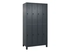 dubbeldekse locker,HxBxD 1950x1000x500mm,4x2vak.,vak B 250mm
