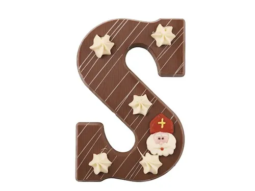 Luxe Chocoladeletter Beautiful Brand Melk Letter S 220g