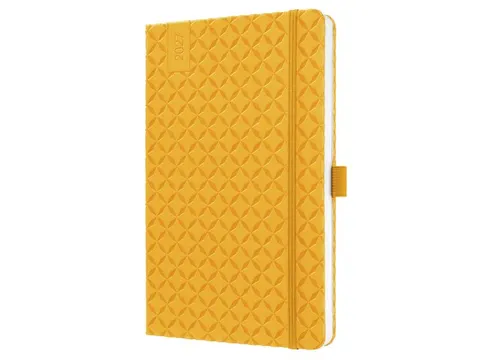 Weekagenda Flair A5 2027 (NL/FR/EN/DU) Mango Yellow Hardcover