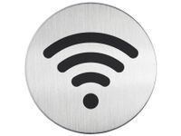 Infobord pictogram Durable 4785 Wifi 83Mm RVS