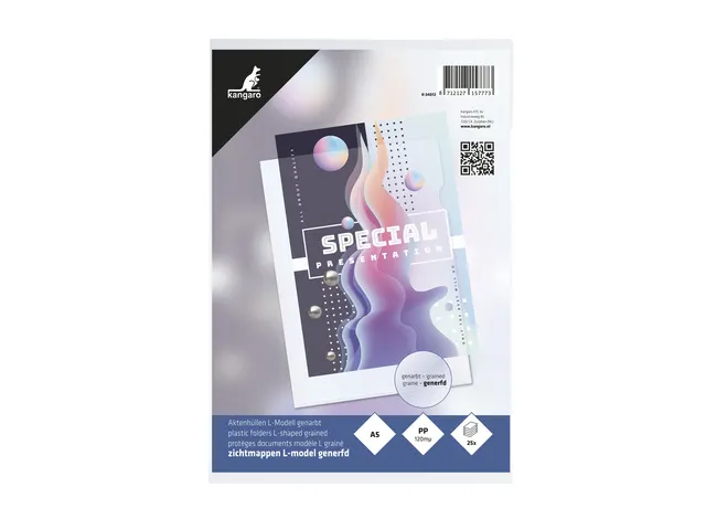 L-map Kangaro A5 PP 120 micron transparant generfd krimp a 25