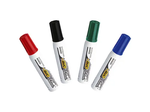 Viltstift Bic 1781 Whiteboard Schuin Assorti 3.2-5.5mm Set à 4st