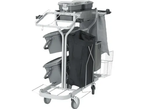 Vikan Microvezel werkwagen COMPACT PLUS 40 cm Grijs