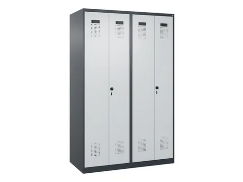 PBM-locker,HxBxD 1850x1200x500mm,4vak,vak B 300mm,draaigrendel