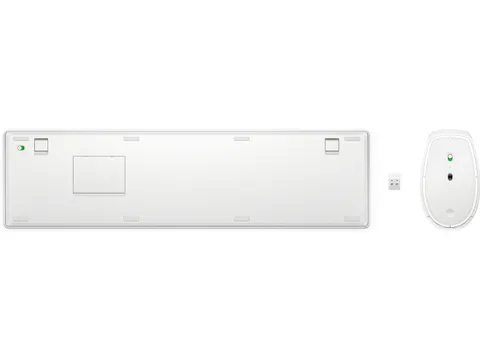 650 Draadloze Toetsenbord- En Muiscombinatie wit QWERTY