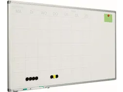 Planbord 60x120cm Softline profiel 8mm Week NL