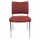 Bezoekersstoel Stof Bordeauxrood Zitting 430x480x450mm
