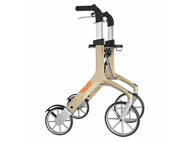 TrustCare Lichtgewicht rollator Let's Fly Beige Aluminium