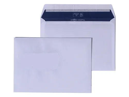 Envelop Hermes Bank Ea5/6 110x220mm Wit Gegomd