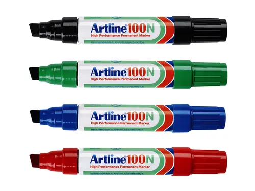 Viltstift Artline 100 schuin 7.5-12mm zwart