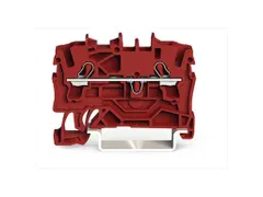 2-Draads Doorgangsklemmenblok 2,5Mm², Rood
