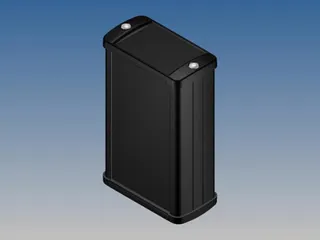 Aluminium Behuizing - Zwart - 100x59.9x30.9mm - 1