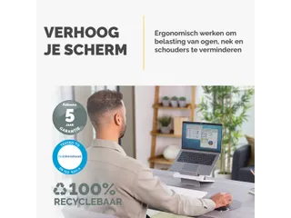 Laptopstandaard Fellowes Breyta wit - 5