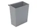 Bac pour corbeille carrée et conique gris