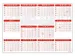 Jaarplankalender 2026 Quantore A1 84x57cm