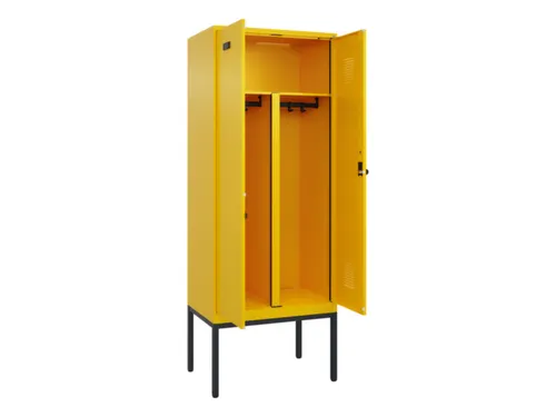 PBM-locker,HxBxD 2120x800x500mm,2vak,vak B 400mm,draaigrendel