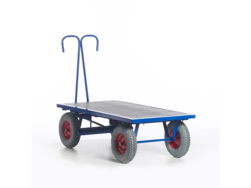 Handtrekwagen 1000kg 1600x800mm Luchtbanden Ral5010