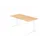 In hoogte verstelbaar bureau,HxBxD 680-850x1600x800mm,blad esdoorn