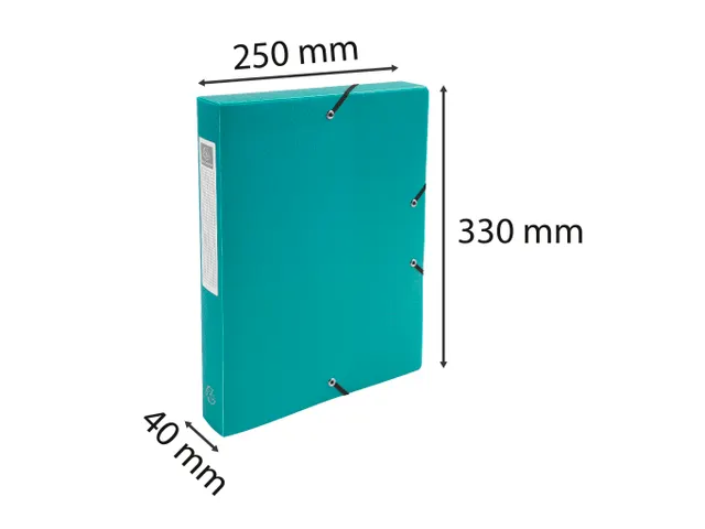 Klasseerdoos OPAK PP rug 40mm grauen