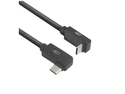 Kabel ACT USB-C hoek links/rechts USB-C hoek boven/beneden 10Gbps 1m