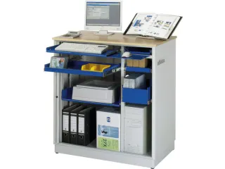 pc-kast,HxBxD 1100x1030x660mm,stopcontactdoos m. schakelaar - 1